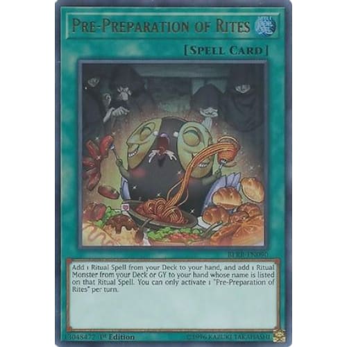 Pre-Preparation of Rites (BLRR-EN090) Ultra Rare 1st
