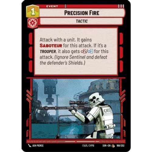 Precision Fire (168/252) - Spark of Rebellion Foil - Single