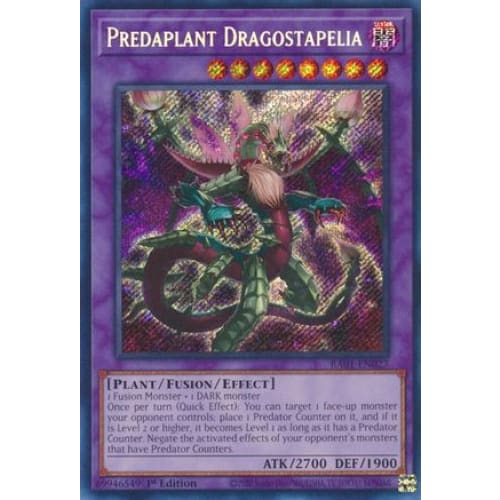 Predaplant Dragostapelia (Secret Rare) - RA01-EN027 Secret