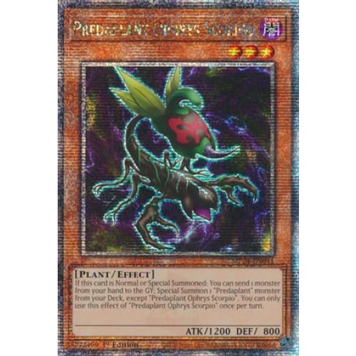 Predaplant Ophrys Scorpio (Quarter Century Secret Rare)