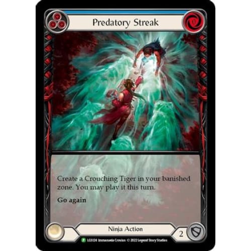 Predatory Streak (Blue) (FLESH AND BLOOD: PROMO CARDS)
