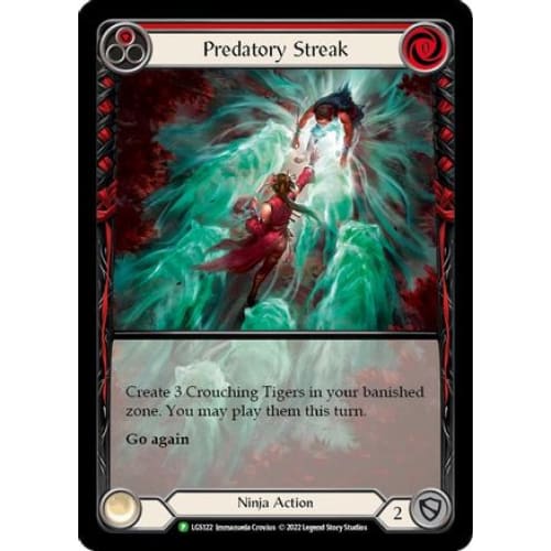 Predatory Streak (Red) (FLESH AND BLOOD: PROMO CARDS)