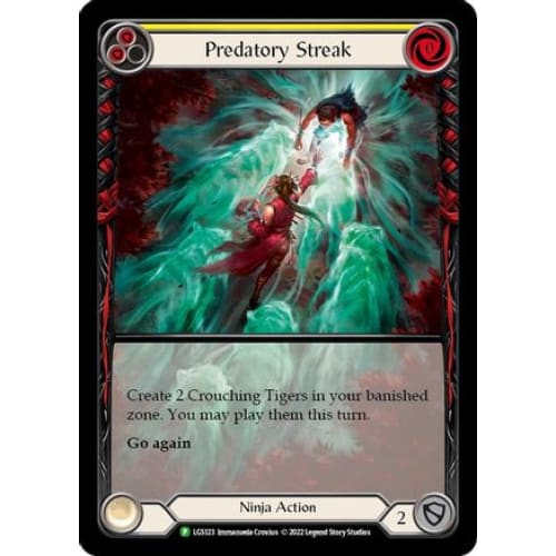 Predatory Streak (Yellow) (FLESH AND BLOOD: PROMO CARDS)