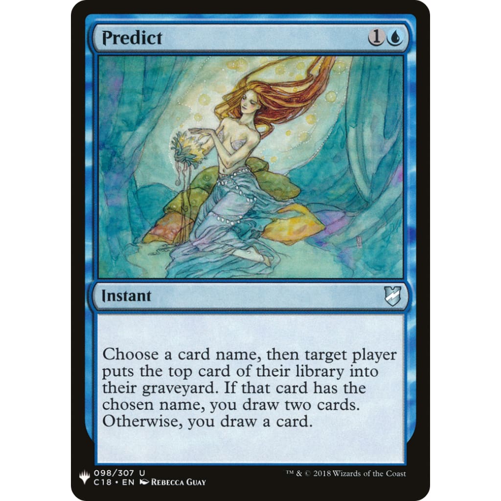 Predict (PLST-C18-98) - Single