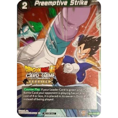 Preemptive Strike (Judge Promotion Cards) - Single