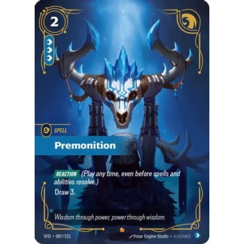 Premonition (087/221) - Spiritforged Foil - Single