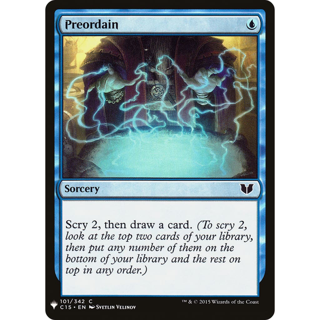 Preordain (PLST-C15-101) - Single
