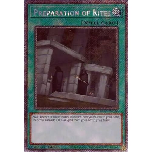 Preparation of Rites (Platinum Secret Rare) - RA02-EN056