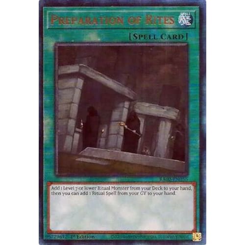 Preparation of Rites (PUR) - RA02-EN056 Prismatic Ultimate