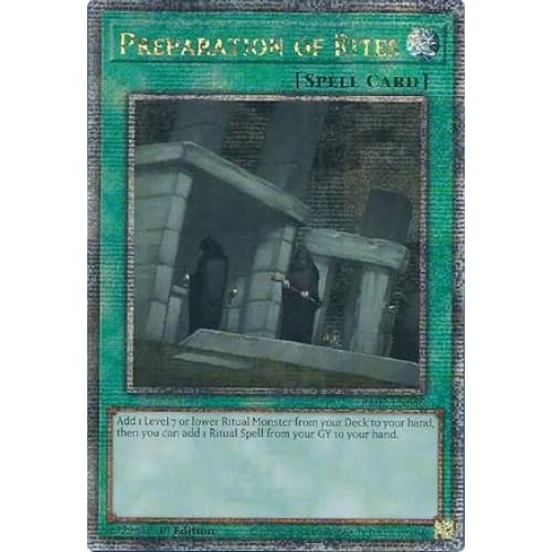 Preparation of Rites (Quarter Century Secret Rare)