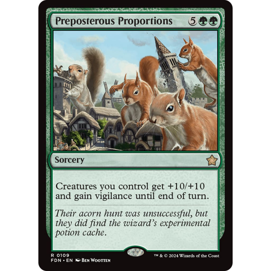 Preposterous Proportions (FDN-109) Foil - Single