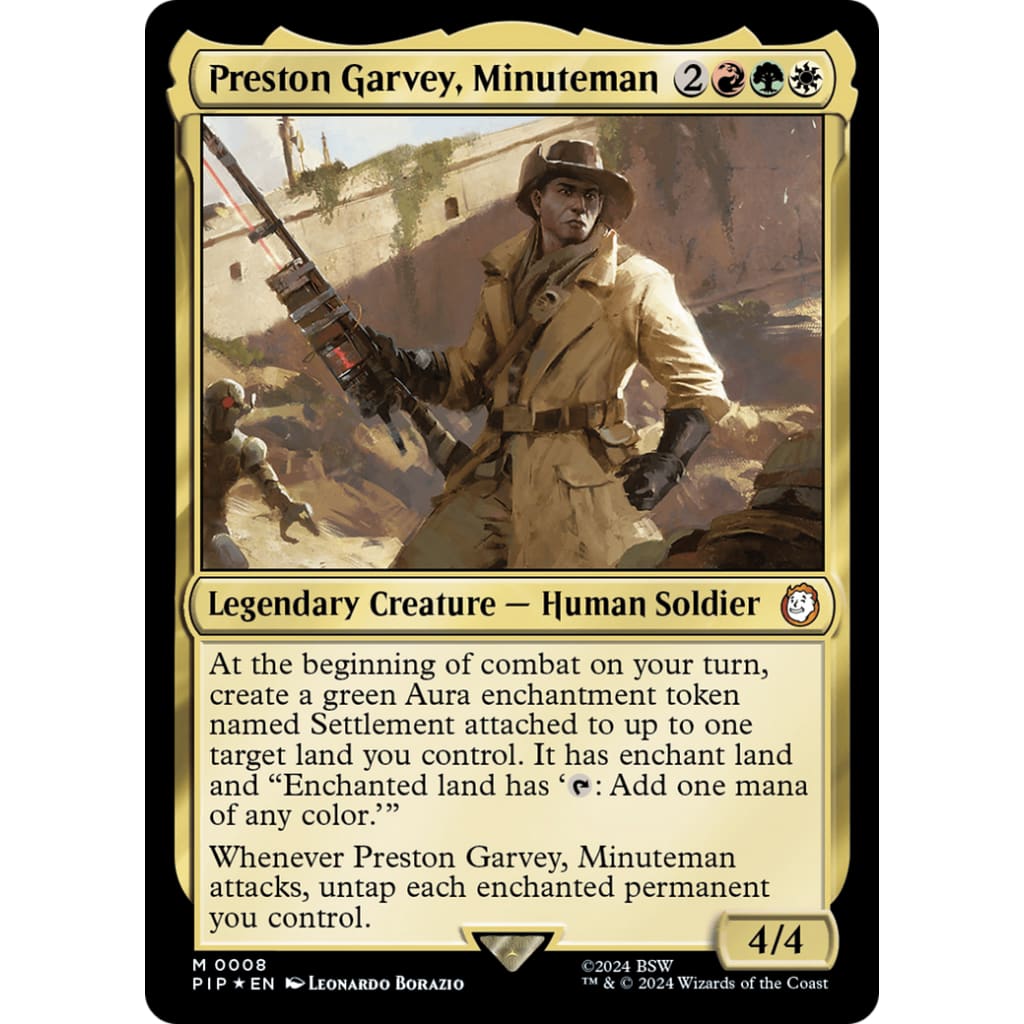 Preston Garvey Minuteman (PIP-008) Foil - Single