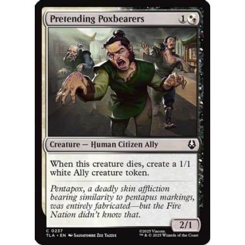 Pretending Poxbearers (TLA-237) - Single