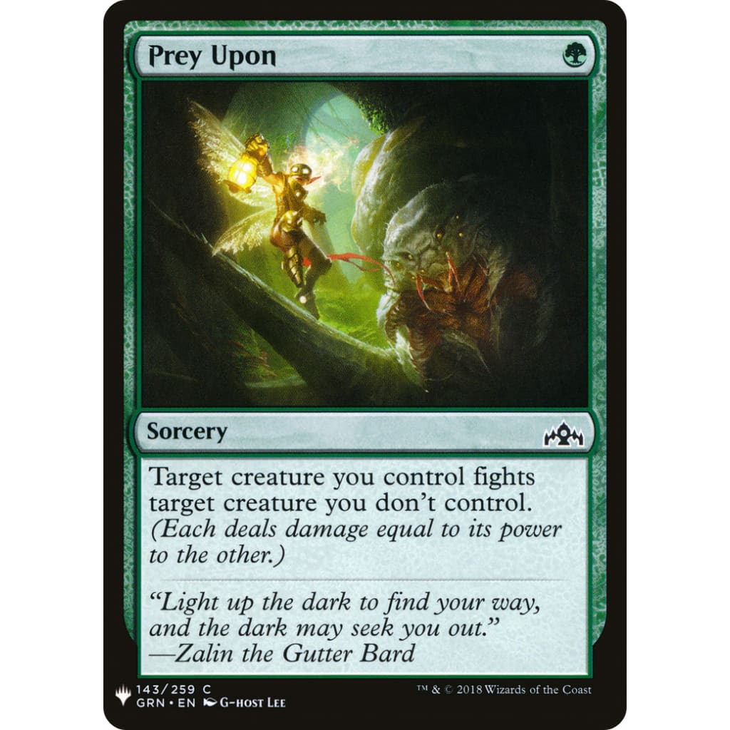 Prey Upon (PLST-GRN-143) - Single