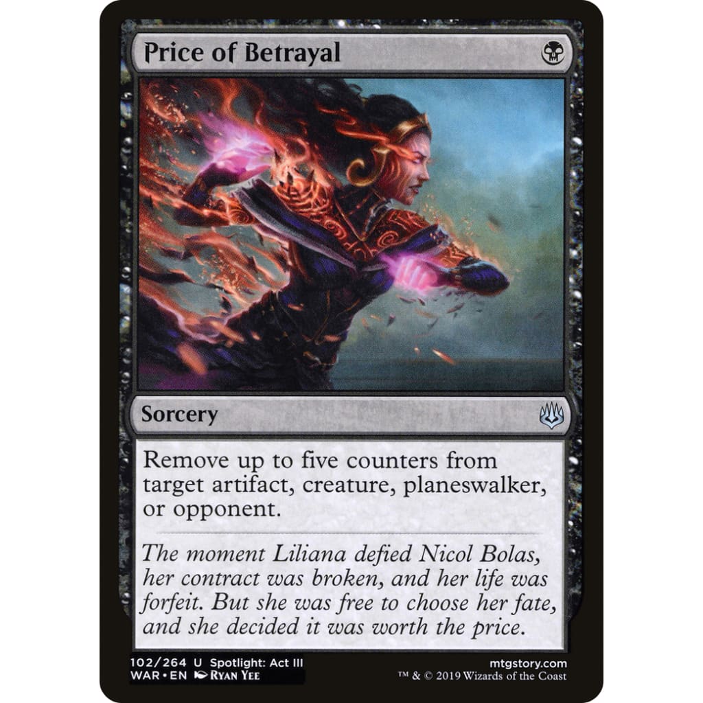 Price of Betrayal (WAR-102) - Single