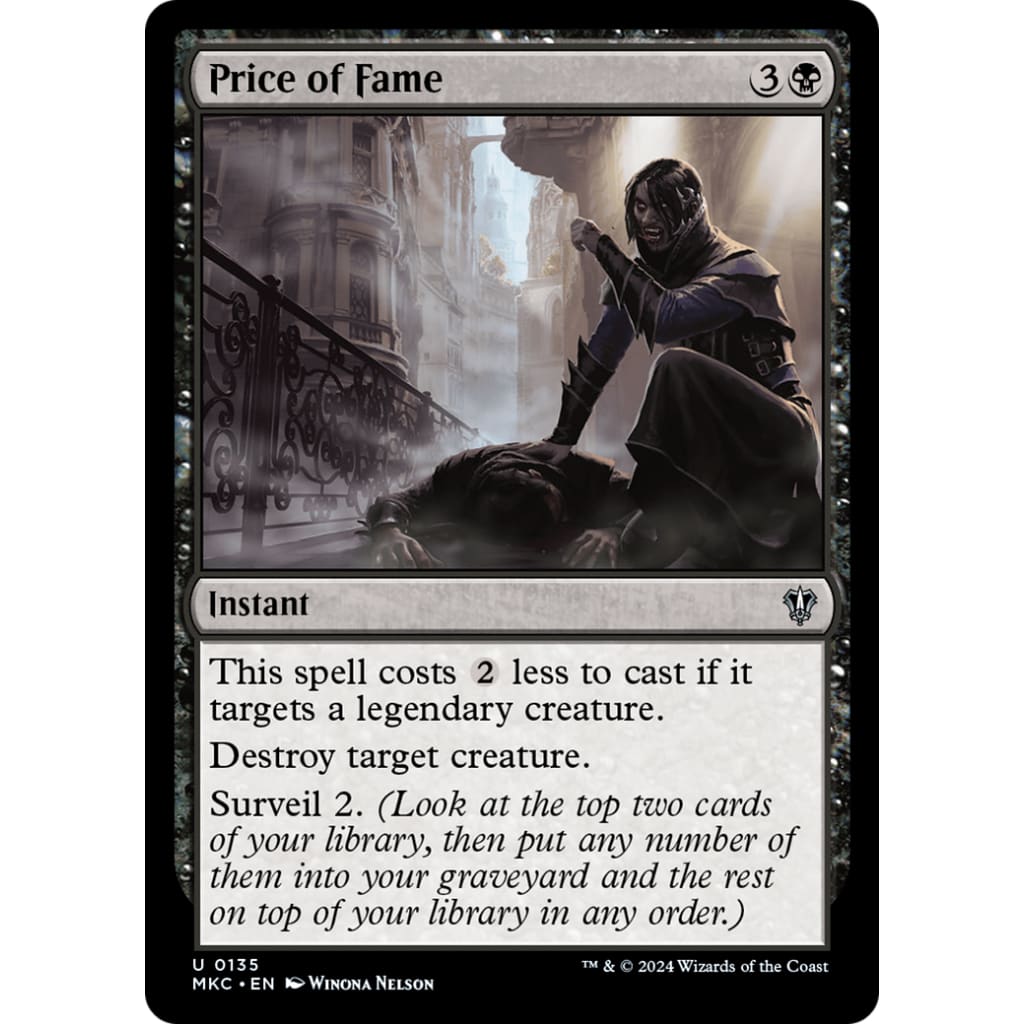 Price of Fame (MKC-135) - Single