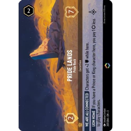 Pride Lands - Rock (Alternate Art) (207/204) - Into
