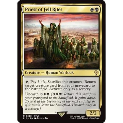 Priest of Fell Rites (FIC-328) - Single
