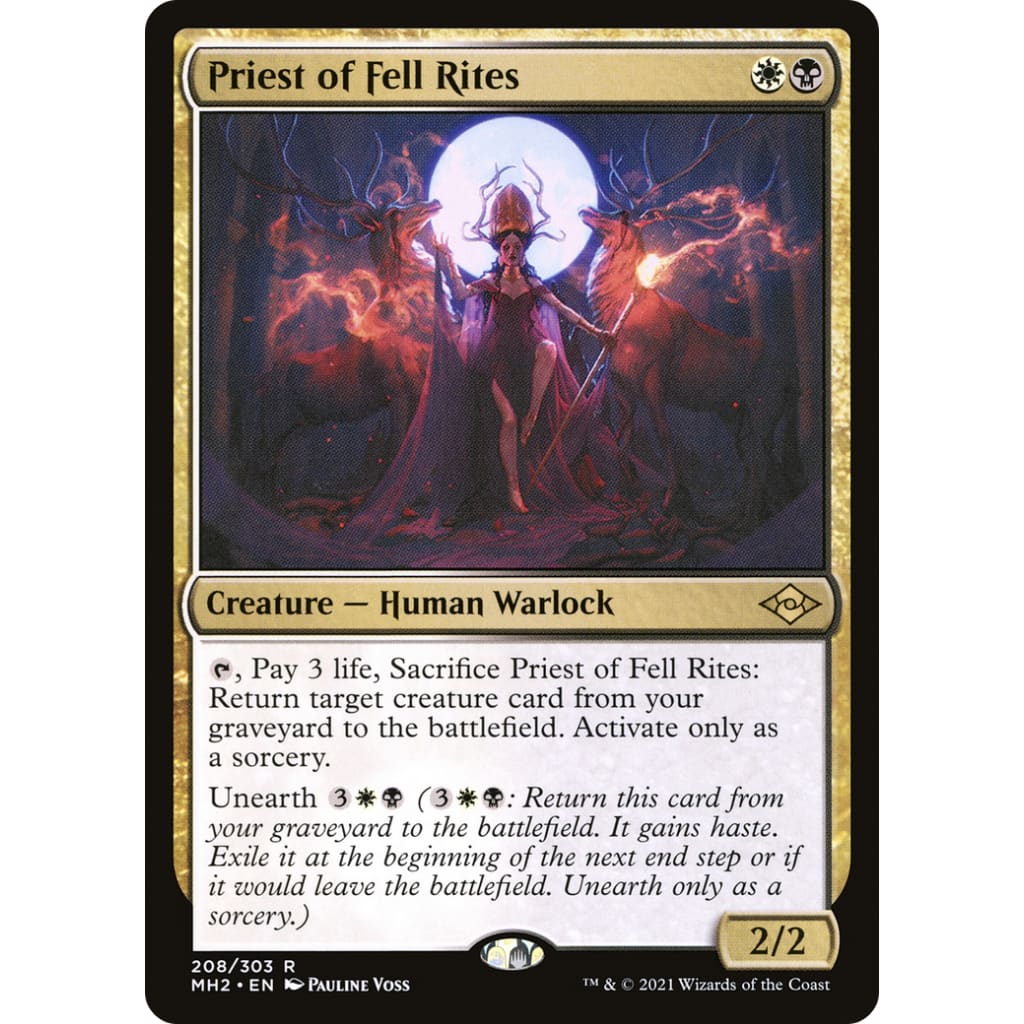 Priest of Fell Rites (MH2-208) - Single