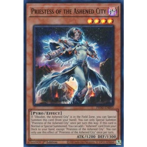 Priestess of the Ashened City - PHNI-EN093 Ultra Rare 1st