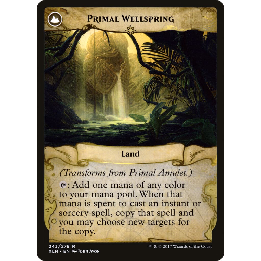 Primal Amulet // Wellspring (XLN-243): (compasslanddfc)