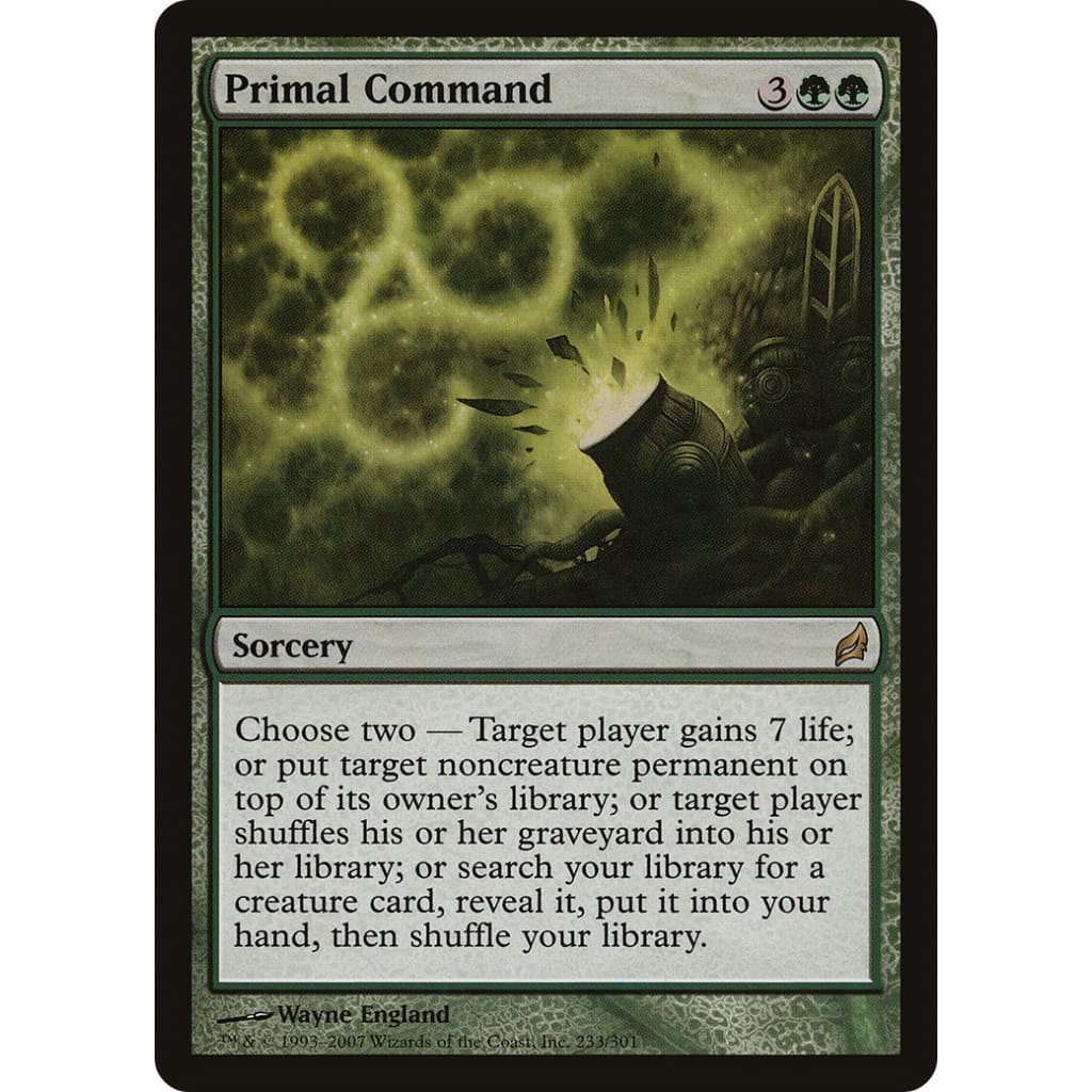 Primal Command (LRW-233) - Single