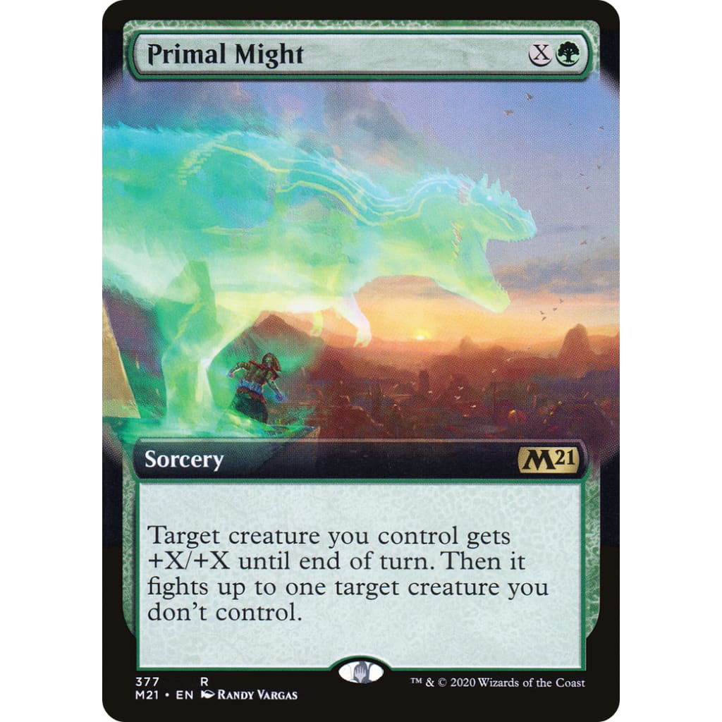 Primal Might (M21-377): (Extended Art) Foil - Single