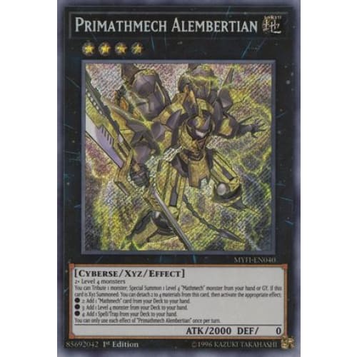 Primathmech Alembertian (MYFI-EN040) Secret Rare 1st