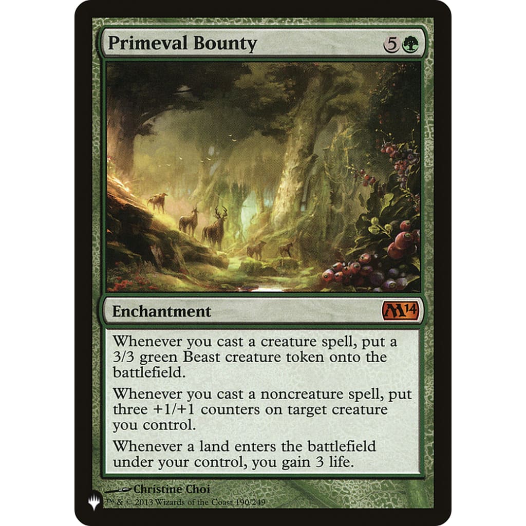 Primeval Bounty (PLST-M14-190) - Single