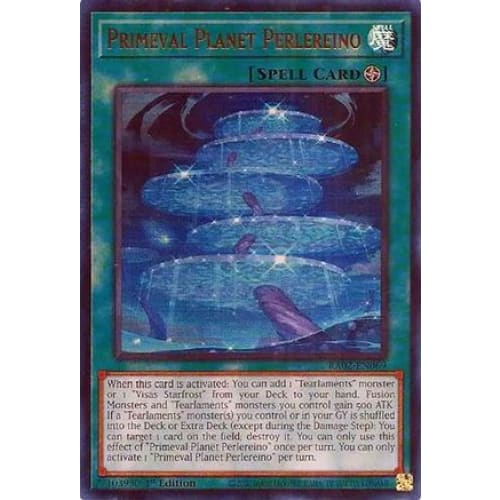 Primeval Planet Perlereino (UR) - RA02-EN069 Ultra Rare 1st
