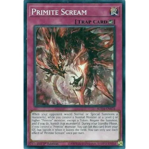 Primite Scream - SUDA-EN076 Common 1st Edition - Single