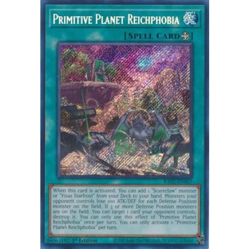 Primitive Planet Reichphobia (Secret Rare) - RA02-EN067