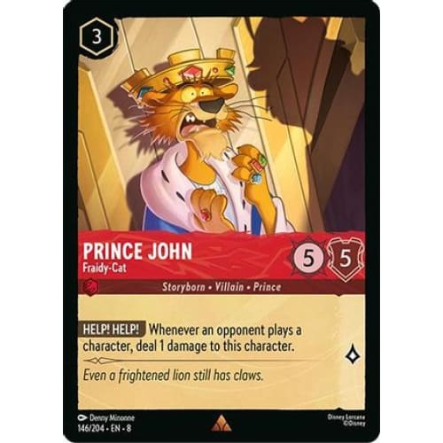 Prince John - Fraidy-Cat (146/204) - Reign of Jafar - Single