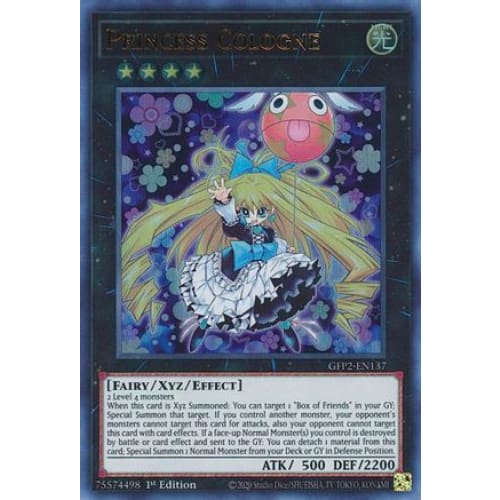 Princess Cologne (GFP2-EN137) Ultra Rare 1st Edition