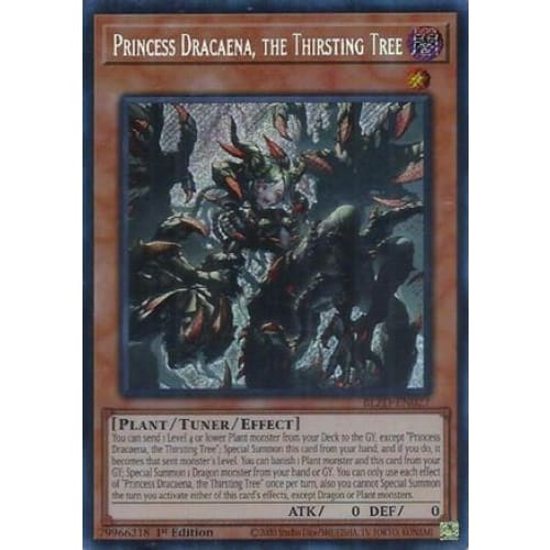 Princess Dracaena the Thirsting Tree - BLZD-EN027 Secret