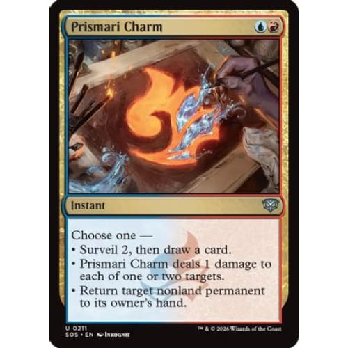 Prismari Charm (SOS-211) Foil - Single