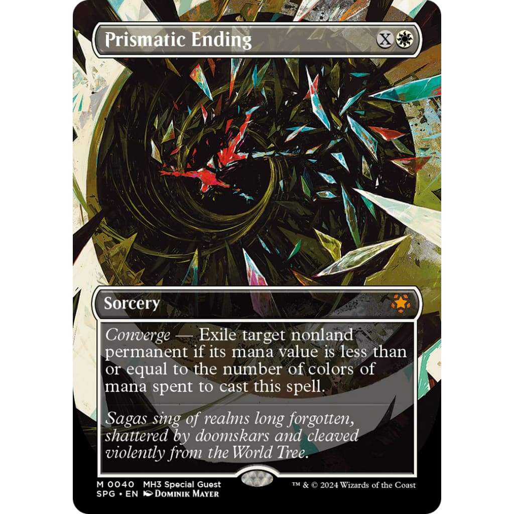 Prismatic Ending (SPG-040) (Borderless) - Single
