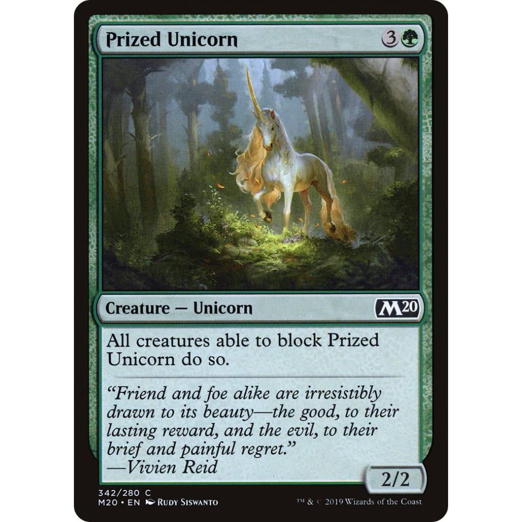 Prized Unicorn (M20-342) - Single