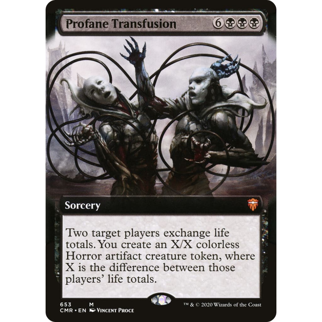 Profane Transfusion (CMR-653): (Extended Art) Foil - Single