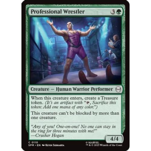 Professional Wrestler (SPM-110) Foil - Single
