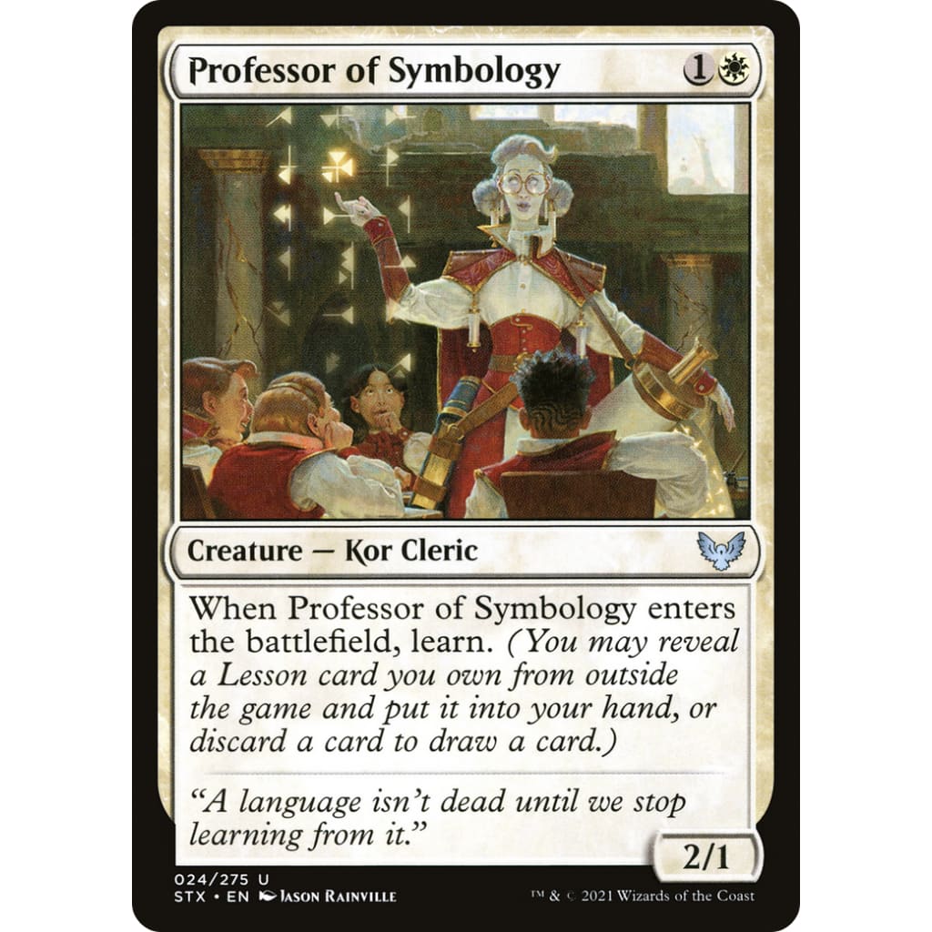 Professor of Symbology (STX-024) Foil - Single