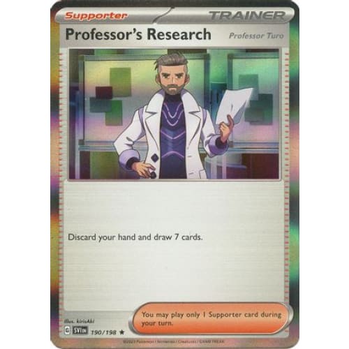 Professor’s Research - 190/198 (190) Rare Holofoil - Single