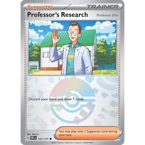 Professor’s Research [Professor Elm] (Poke Ball Pattern)