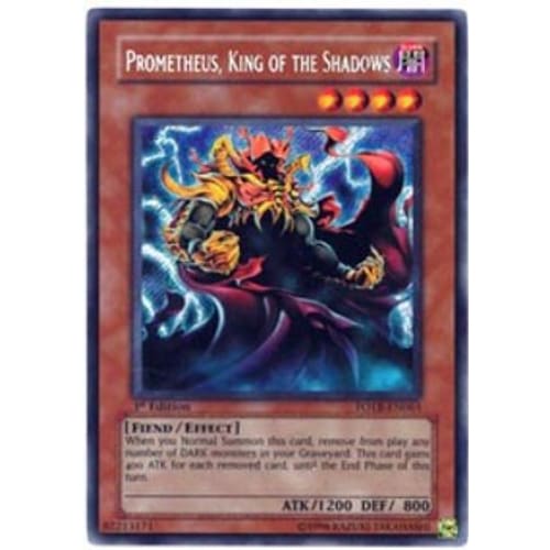 Prometheus King of the Shadows (FOTB-EN063) Secret Rare 1st