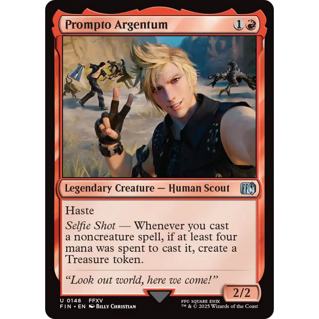 Prompto Argentum (FIN-148) Foil - Single