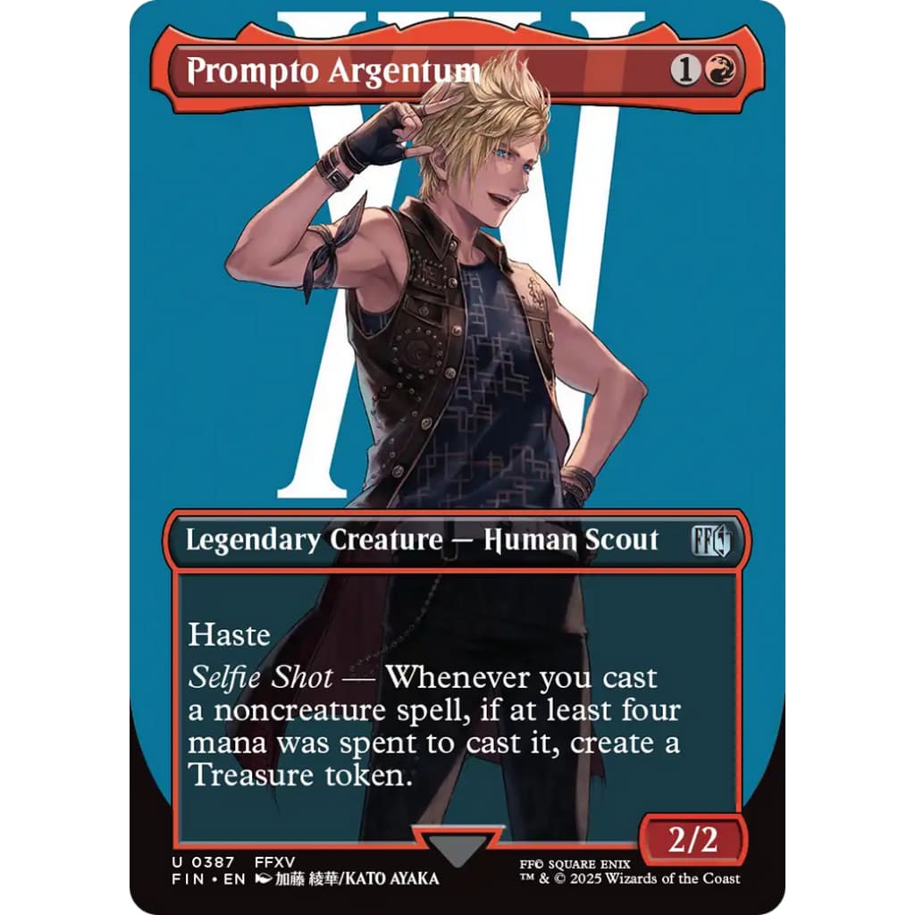 Prompto Argentum (FIN-387) (Borderless) Foil - Single