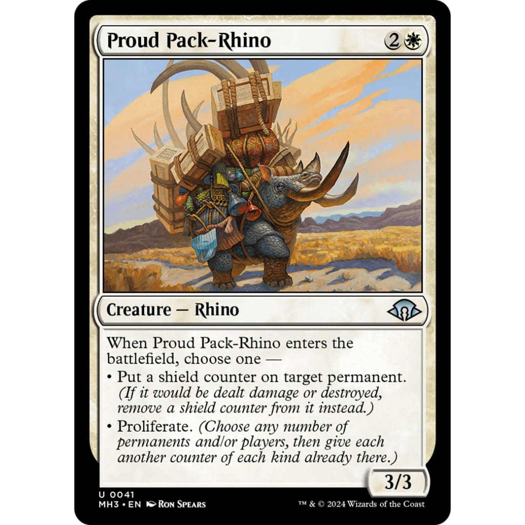 Proud Pack-Rhino (MH3-041) Foil - Single