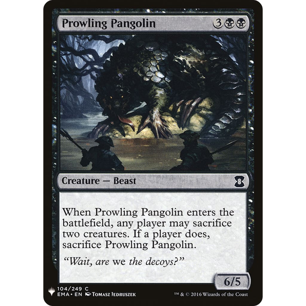 Prowling Pangolin (PLST-EMA-104) - Single