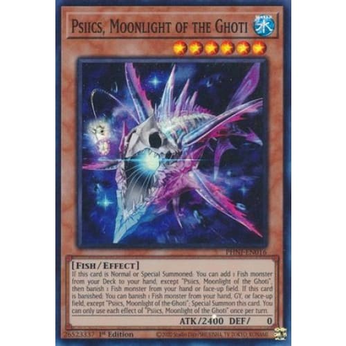 Psiics Moonlight of the Ghoti - PHNI-EN016 Super Rare 1st