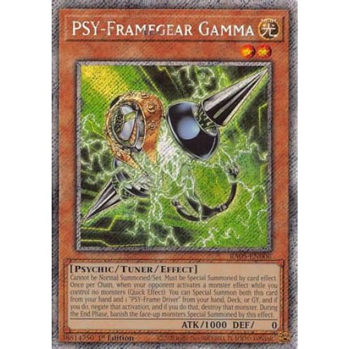 PSY-Framegear Gamma (Platinum Secret Rare) - RA05-EN006